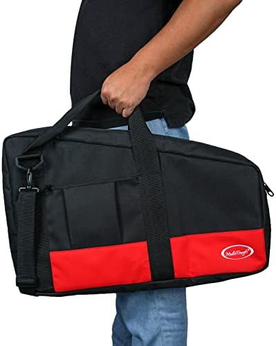 MELOTOUGH Heavy Duty Framing Nail Gun Tool Bag with Extra Storage Pockets Sho...
