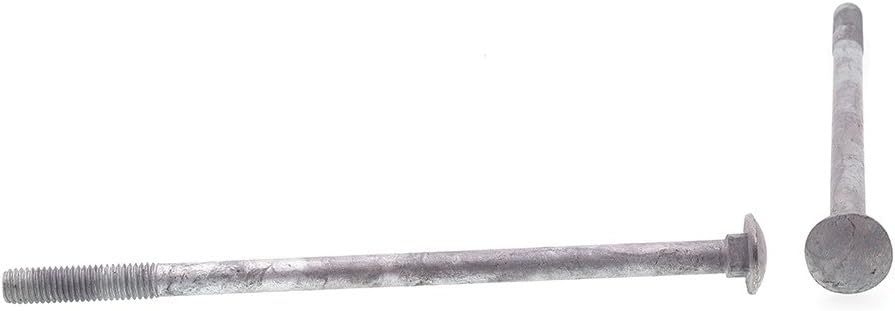 Prime-Line 9064901 Carriage Bolts, 1/2 in.-13 X 10 in., A307 Grade A Hot Dip ...