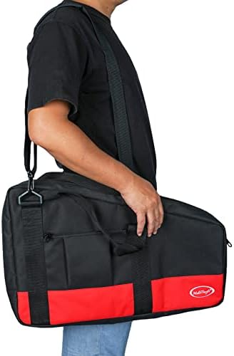 MELOTOUGH Heavy Duty Framing Nail Gun Tool Bag with Extra Storage Pockets Sho...
