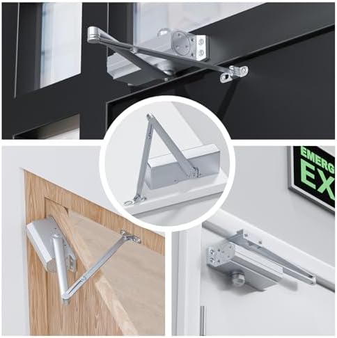 POWAWINI Grade 1 Heavy Duty Automatic Door Closer Residential Commercial