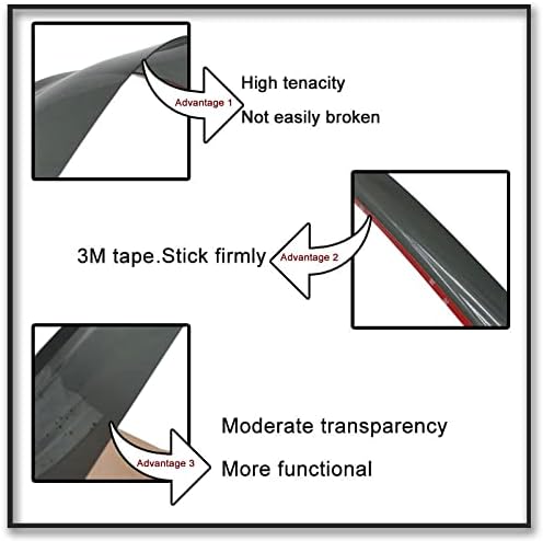 Smoke Sun/Rain Guards Window Visor Compatible