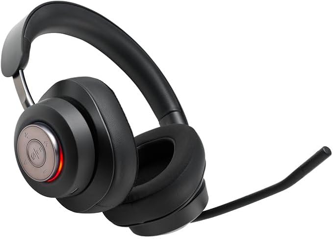 Kensington AH3X Bluetooth Headset, Wireless Over-Ear Headset, Boom Microphone