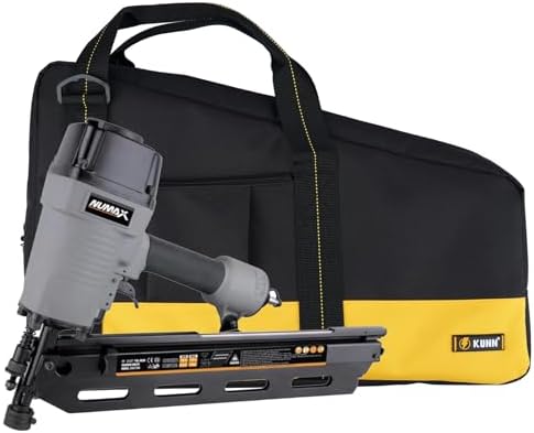 KUNN Shoulder Framing Nailer Bag with Dual Lockable Zipper,Extra pockets for ...