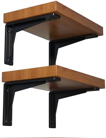 NEODROP 4-Pack 10 Inch Heavy Duty Shelf Brackets, Premium Metal Wall Bracket ...