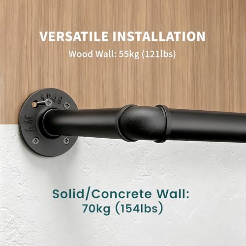 Wall Mounted Clothes Rack 48.8 Inch/4FT