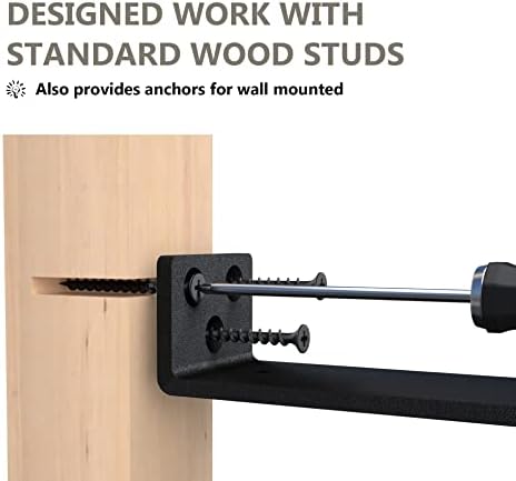 NEODROP 12 Inch Floating Shelf Brackets, Heavy Duty Hidden Bracket for Wall, ...