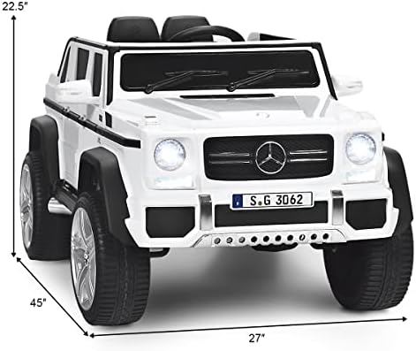 Costzon Ride on Car, Licensed Mercedes-Benz Maybach, 12V Battery Powered