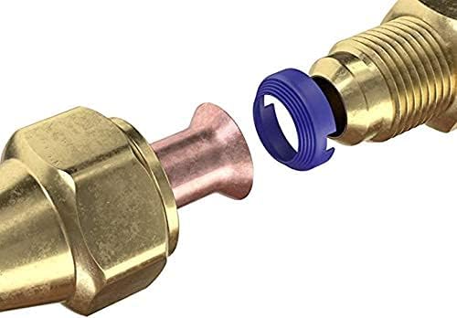 40 Pack Starter Leak Free SAE Flare Fitting Refrigerant Leaks Eliminated - Re...