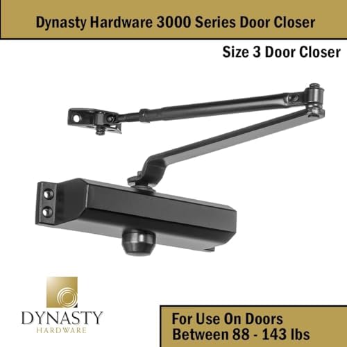 Dynasty 3000 Series Door Closer, Sprayed Duronotic Bronze, Spring 3