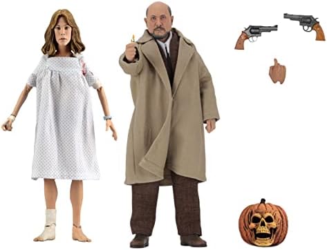 NECA Halloween 2 - Dr. Loomis and Laurie Strode (1981) 8? Clothed Action Figu...