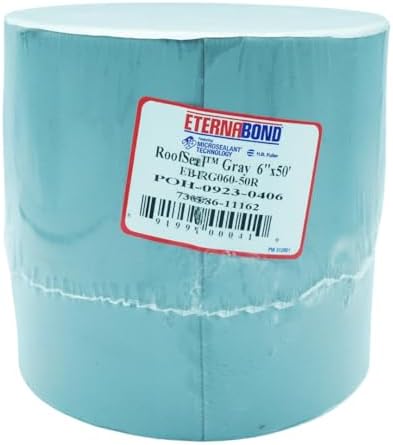 EternaBond RoofSeal Gray 6" x50' MicroSealant UV Stable RV Roof Seal...