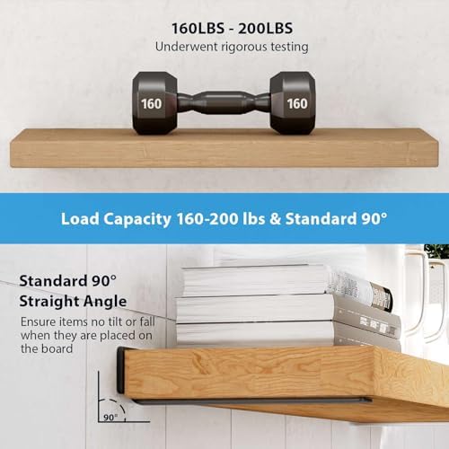 Shelf Brackets Floating Shlef Brackets 12-Inch 6-Packs, 1/5-Inch Thick Heavy ...
