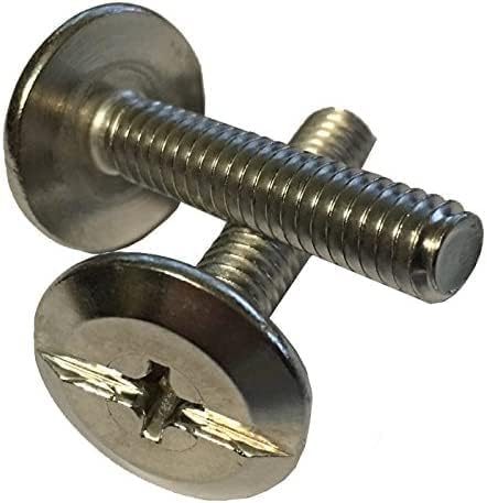 Qty 6 to 100 Pieces 1/2 Inch Long Stainless Steel Hurricane Sidewalk Bolts (100)