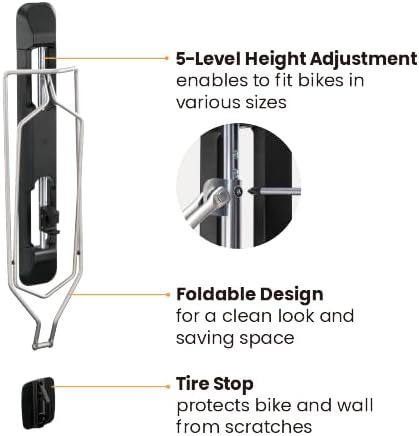 Unbound Bike Storage Rack: Swivel Wall Mount