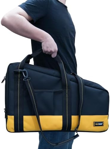 MELOTOUGH Heavy Duty Framing Nail Gun Tool Bag with Extra Storage Pockets Sho...