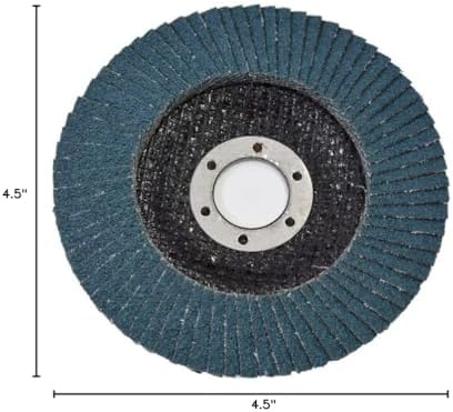 findmall 50 Pack 4-1/2" X 7/8" 60 GRIT Flap Disc Grinding Wheel San...