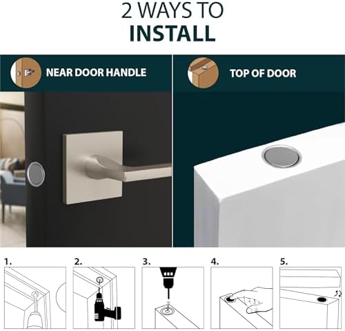 Mega Handles Concealed Magnetic Door Catch for Dummy Doors, Elegant Magnetic ...