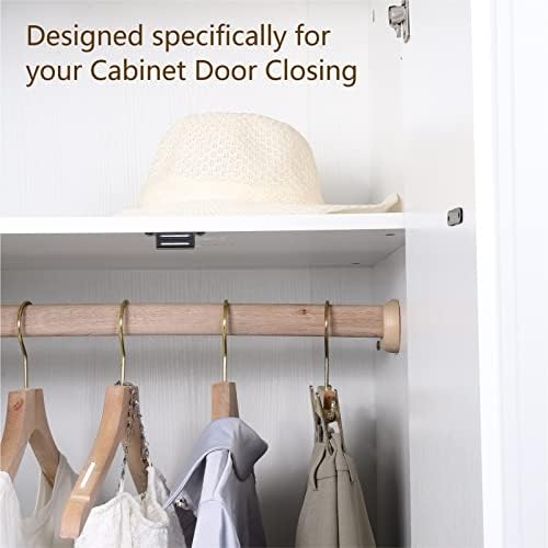 Mousike Cabinet Magnets 30lb Strong Catch for Kitchen Cupboard Door 16Pack
