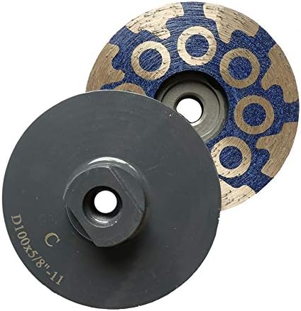 JDK 4 Inch Diamond Resin Filled Cup Wheel Grinding Wheel with Thread 5/8“-11 ...