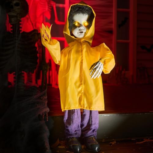 JOYIN Halloween Decorations Outdoor, Life Size Animatronics Ghost Decor Props...