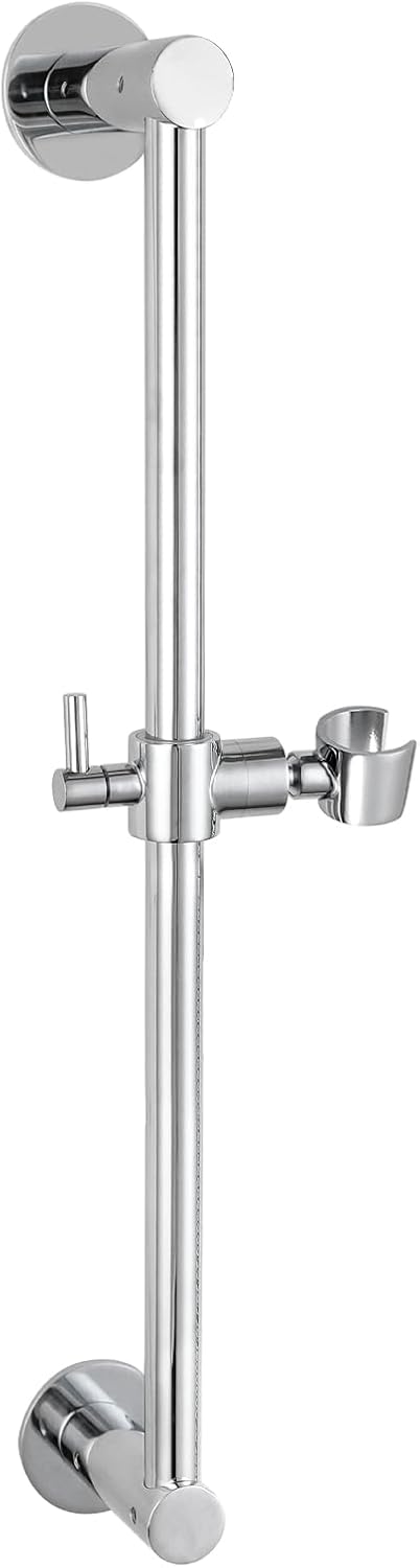 Shower Slide Bar Adjustable Handheld Shower Head Holder Wall Mount - 15inch A...