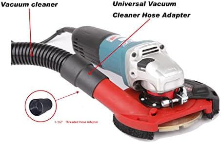 Aidelife Surface Grinding Dust Shroud for Angle Grinders 115mm/125mm+Diamond ...