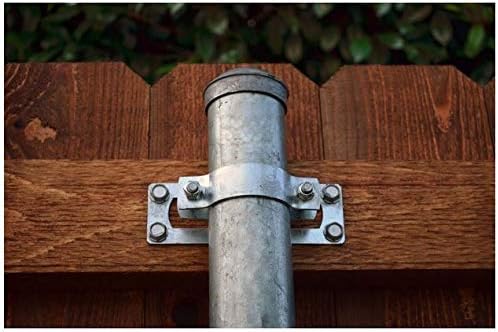 OZCO WAP-OZ Galvanized Steel-to-Wood Fence Bracket for 2x4 Rails, 12 Pk