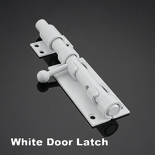 Barrel Bolt Door Latch With Padlock Hole, Thickened 304 Stainless Steel Slide...