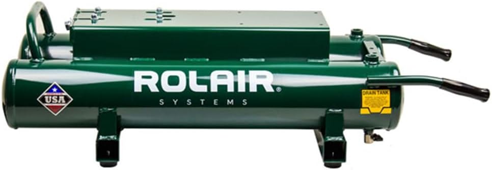 Rolair Replacement Air Tank 150 PSI 9 Gallons Double Tank TNKASY4090