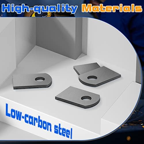 Dunzy 100 Pcs Steel Weld on Tabs, Universal Shock Mountt, Metal Tabs