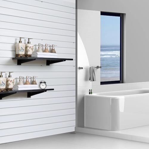 12 Inch Slatwall Shelf Bracket, Slatwall Accessories, Heavy Duty Slat Wall Sh...