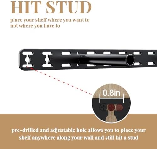 1 Pack Large Shelf Brackets Long Floating Shelf Bracket Invisible Floating Shelf Hardware Heavy Duty Floating Mantel Brackets(70"X6"X1.5" with Tools)