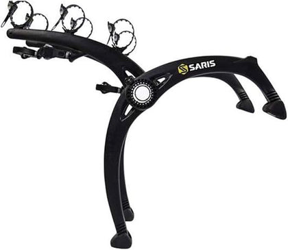 Saris Bones EX 3-Bike Trunk Rack Bicycle Carrier, Anti-Sway Straps, Fits Most