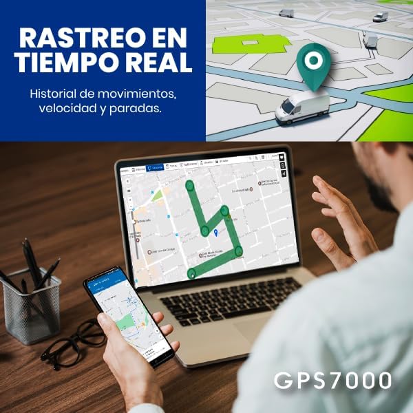 GPS7000-4G Hidden GPS Tracker for Vehicles | 6 Months of Service Included |