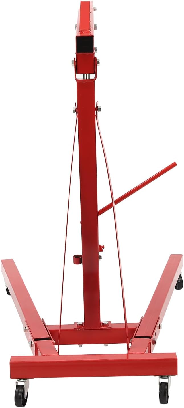 Engine Lift Crane 2 Ton Engine Hoist Heavy Duty Garage Hydraulic Lift Foldable