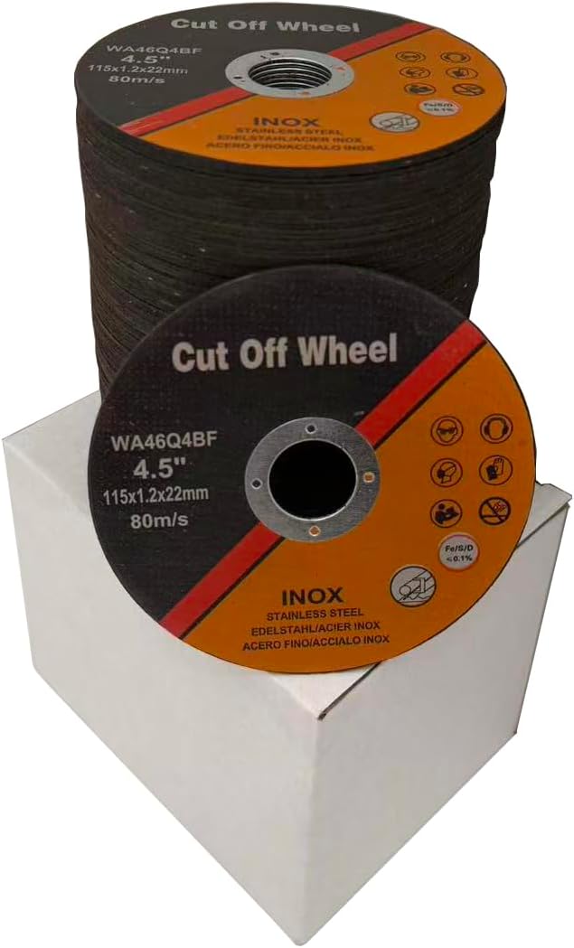 Cut Off Wheels 4 1/2 Inch 100 PCS 4.5" x.047 x7/8" Cutting Disc for...
