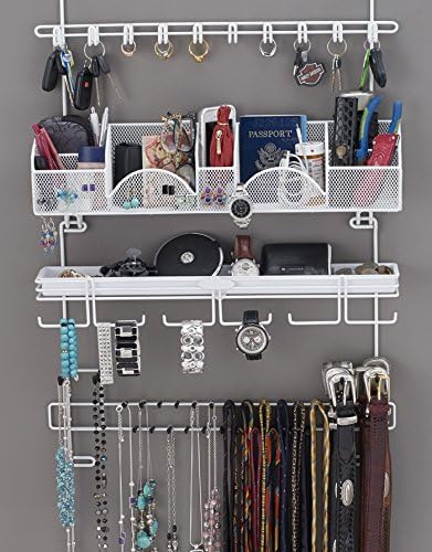 Men’s Over the Door/Wall Hanging Closet Tie and Belt Organizer Rack # 9300 in...