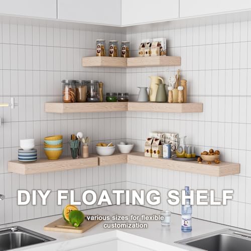 2pcs Floating Shelf Bracket Heavy Duty,Decorative Floating Shelf Hardware Hid...