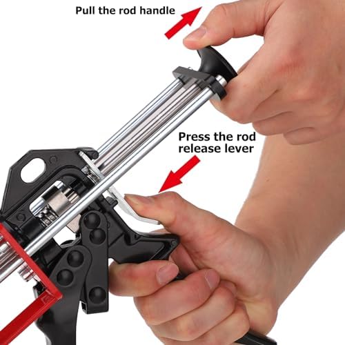 400 ml Epoxy Gun Dual Component Caulking Gun Manual Double Cartridge Caulk Gu...