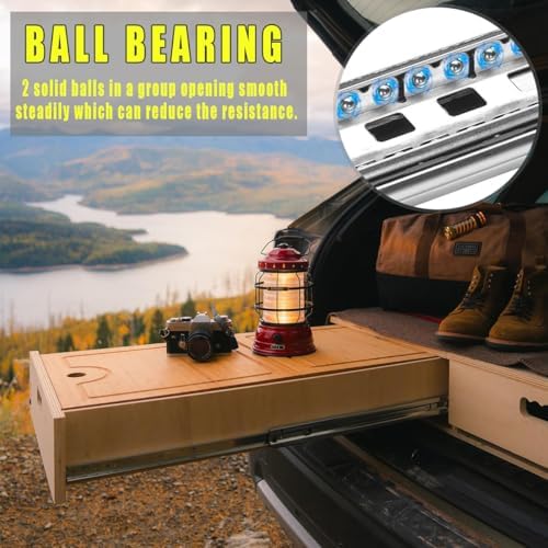 Heavy Duty 40" Drawer Slides, Full Extension Ball Bearing, 300LB