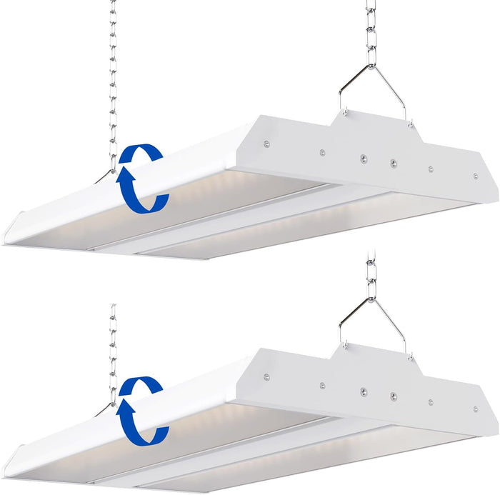 JTT LED Linear High Bay Light, 5000K Daylight 150W 21000LM Shop Light (2-Pack)
