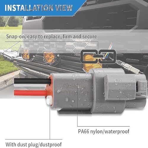 JRready 238PCS DT Connector Waterproofing Kit, 2-12 Pin Deutsch DT Connectors...