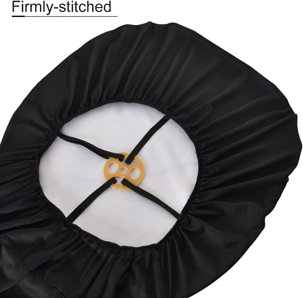 Daisy Car Seat Covers Set of 2,Cute Daisy Flowers Black Design Universal Auto...