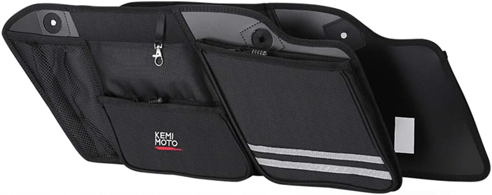 KEMIMOTO Saddle Bags Organizers 2 Pack for 1993-2013 Road Glide Street Glide ...