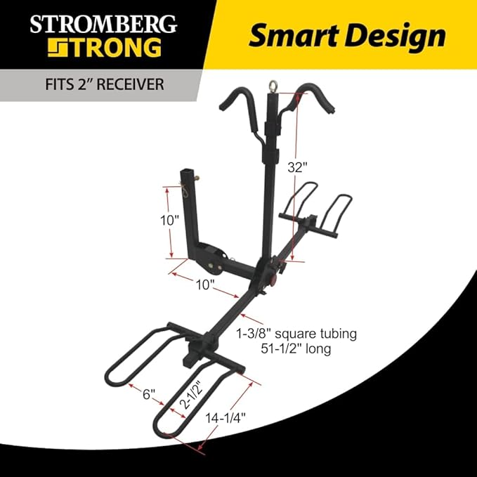 Stromberg Carlson Bike Carrier, Hitch Mount Bike Rack