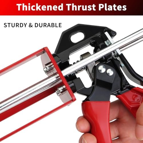 200ml Dual Cartridge Epoxy Gun 1:1 & 2:1 Cartridge Bonding Red