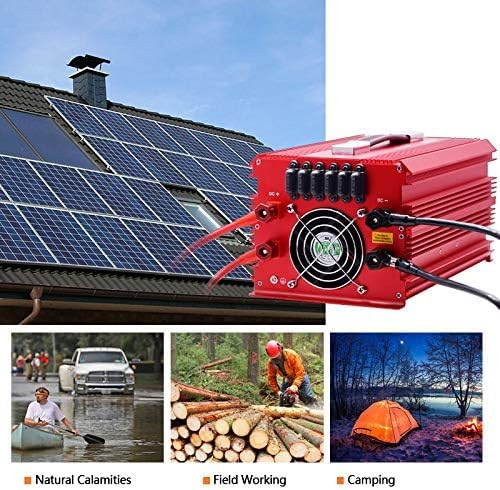 BESTEK 2000W Power Inverter 3 AC Outlets DC 12V to 110V AC Car Power Converter