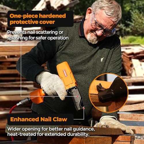 Air Nail Puller Nail Remover Pneumatic Denailer Tool for Recycled Wood Fence ...