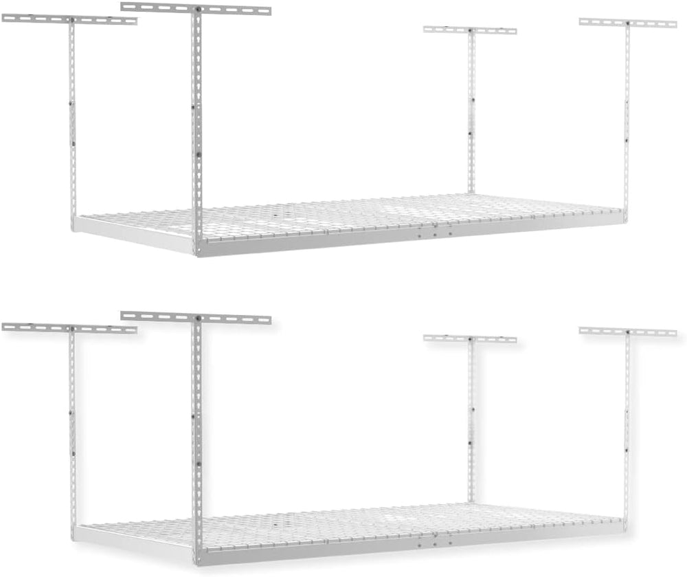 SafeRacks Overhead Garage Storage Rack, Heavy Duty Racks (2-Pack)