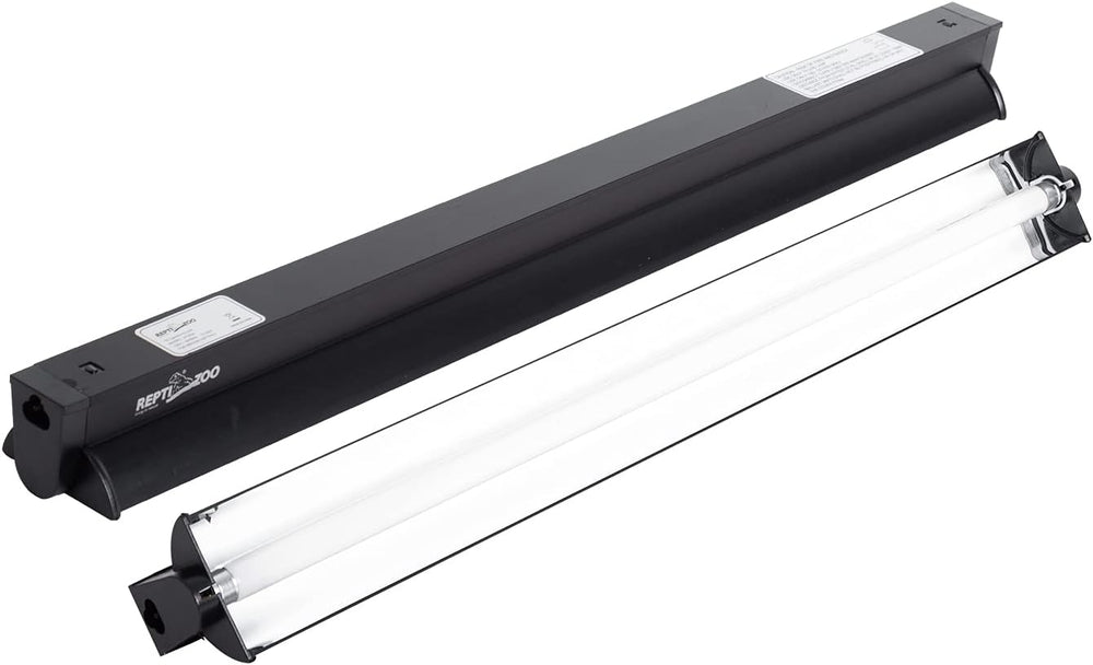 REPTI ZOO T5 HO UVB Lighting Combo Kit, Terrarium Hood Comes with Desert 10.0...